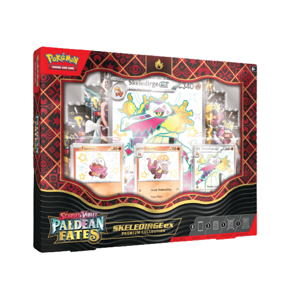 Pokémon Paldean Fates: Premium Collection Box - Skeledirge ex