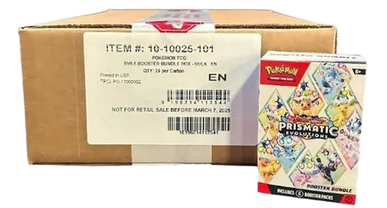 Pokémon Prismatic Evolutions: Booster Bundle Case 25x