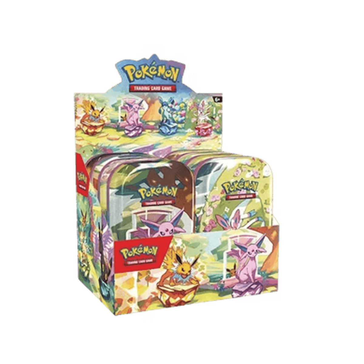 Pokémon Prismatic Evolutions: Mini Tin Display