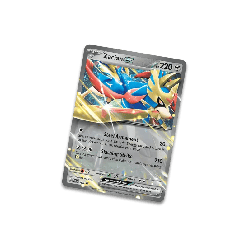 Pokémon Slashing Legends: Tin - Zacian EX promo