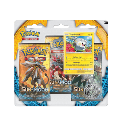 Pokémon Sun & Moon: 3-Pack Blister - Togedemaru