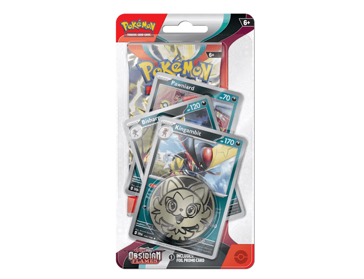 Pokémon Obsidian Flames: Premium Checklane Blister - Kingambit