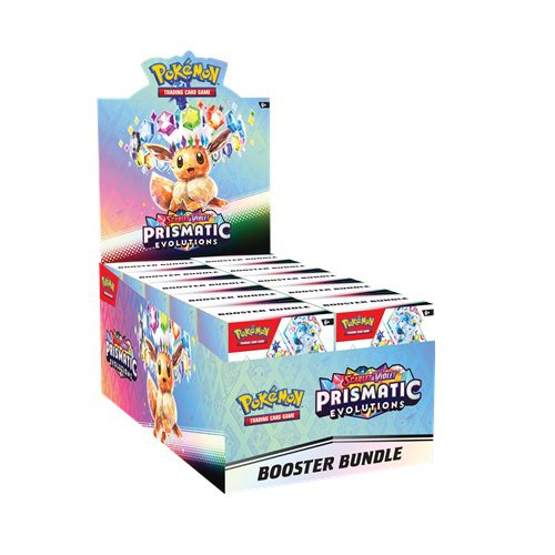 Pokémon Prismatic Evolutions: Booster Bundle Display
