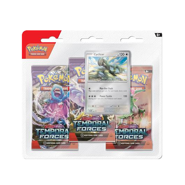 Pokémon Temporal Forces: 3-Pack Blister - Cyclizar