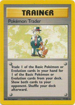 Pokemon Trader 77/102 - Base Set (Unlimited) - Normal