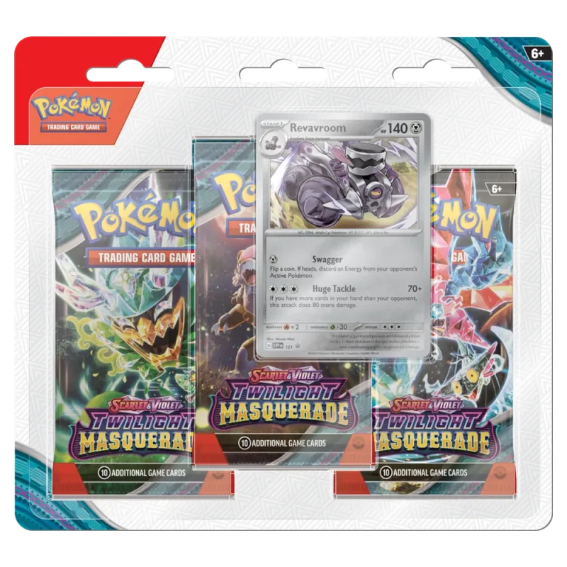 Pokémon Twilight Masquerade: 3-Pack Blister - Revaroom