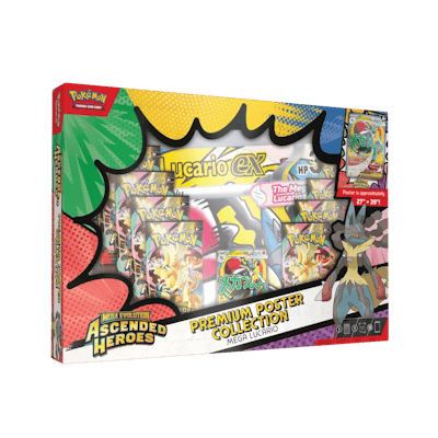 Pokémon Ascended Heroes: Premium Poster Collection - Mega Lucario ex