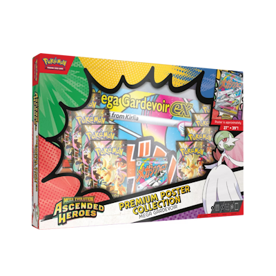 Pokémon Ascended Heroes: Premium Poster Collection - Mega Gardevoir ex