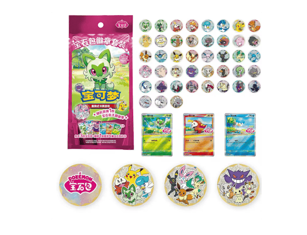 Pokémon (CN) Gem Pack Badge Set - Coins en Promo kaarten