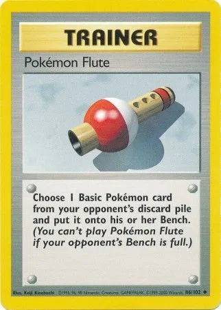 Pokemon Flute 86/102 - Base Set (Unlimited) - Normal