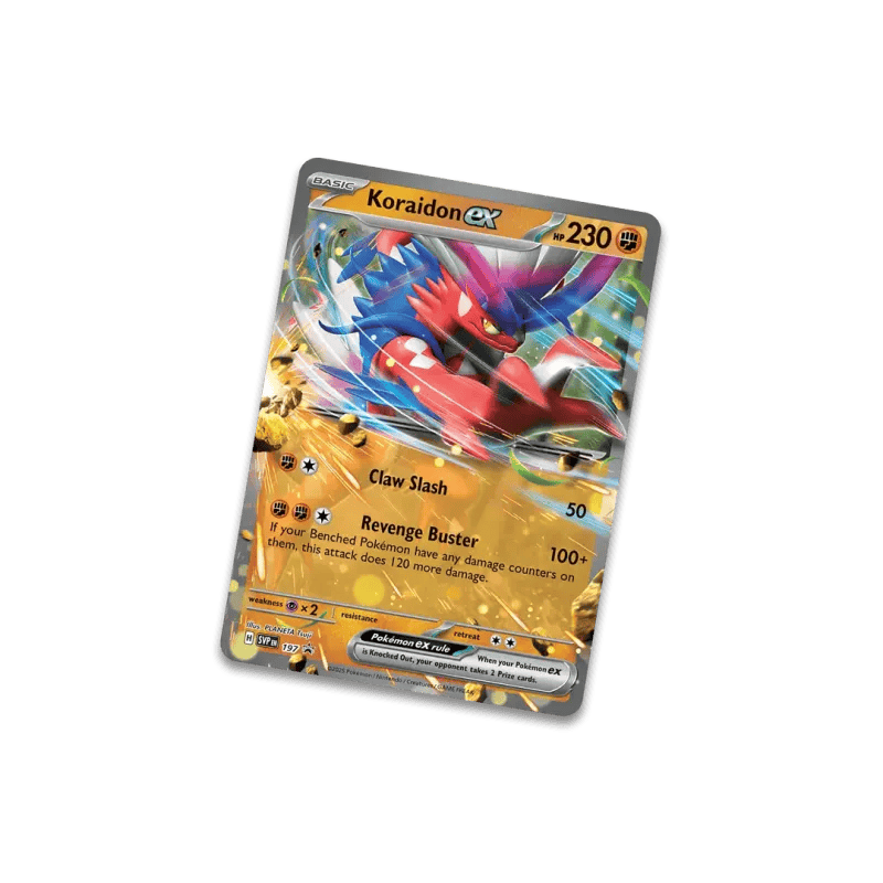 Pokémon Slashing Legends: Tin - Koraidon EX promo