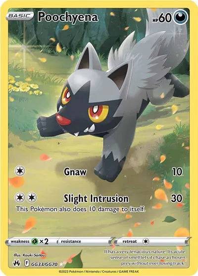 Poochyena GG33/GG70 - Crown Zenith: Galarian Gallery - Holofoil