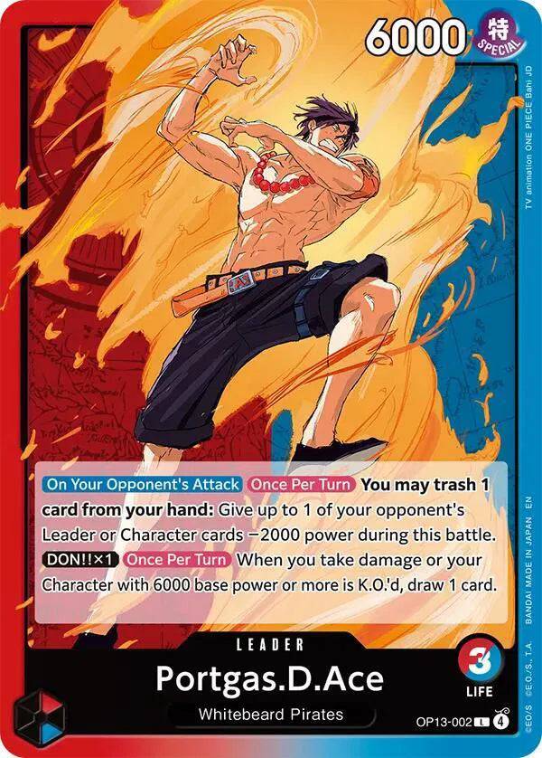 Portgas.D.Ace OP13-002 - Carrying on his Will - Normal