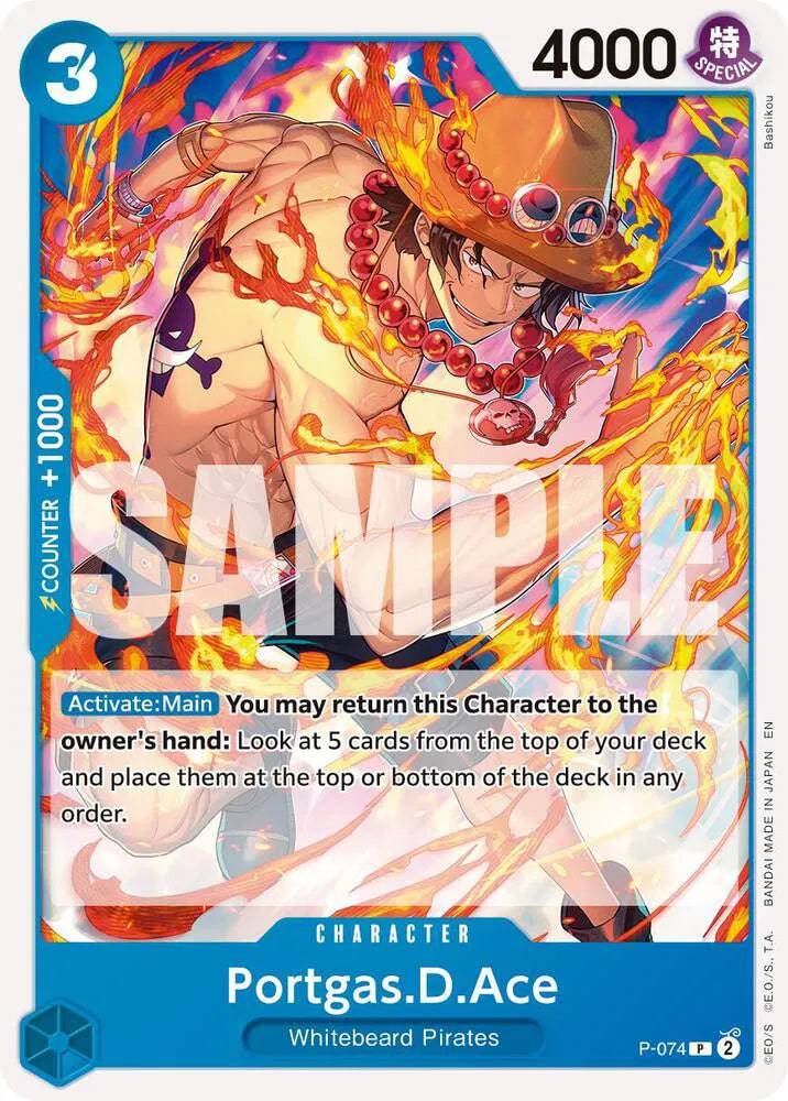 Portgas.D.Ace (Reprint) P-074 - The Best Vol.2 - Normal