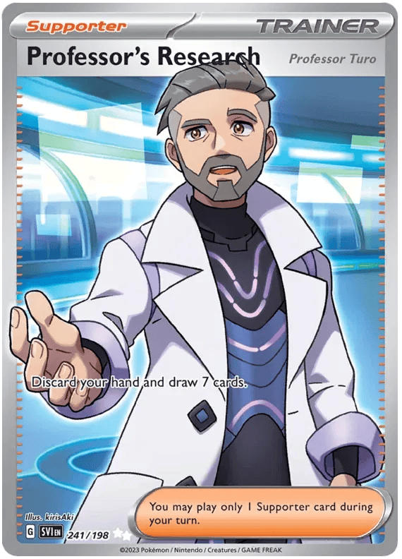 Professor's Research (Professor Turo) 241/198 - Scarlet & Violet - Holofoil