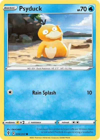 Psyduck 024/203 - Evolving Skies - Reverse Holofoil