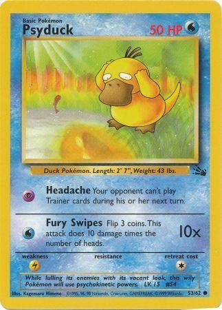 Psyduck 53/62 - Fossil (Unlimited) - Normal