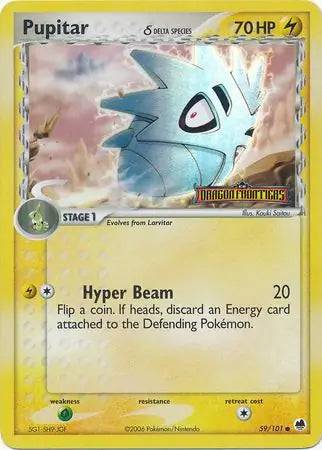 Pupitar 59/101 - EX Dragon Frontiers - Reverse Holofoil