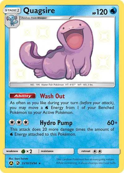 Quagsire SV10/SV94 - Hidden Fates: Shiny Vault - Holofoil