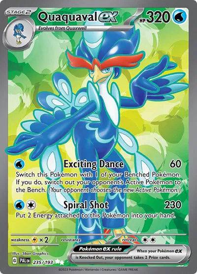 Quaquaval ex 235/193 - Paldea Evolved - Holofoil