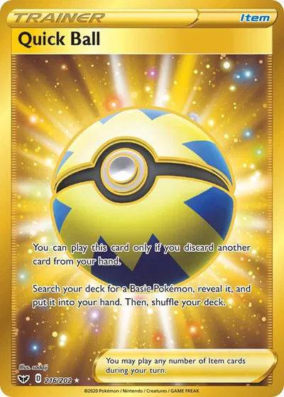 Quick Ball 216/202 - Sword & Shield - Holofoil