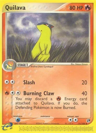 Quilava 51/100 - EX Sandstorm - Normal