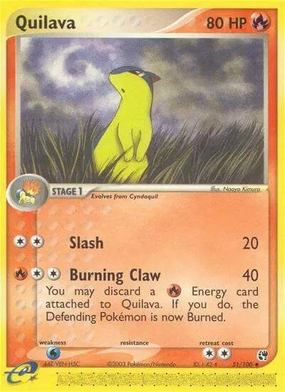 Quilava 51/100 - EX Sandstorm - Normal
