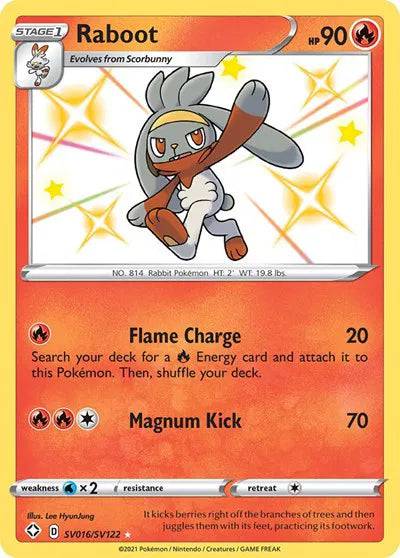 Raboot SV016/SV122 - Shining Fates: Shiny Vault - Holofoil