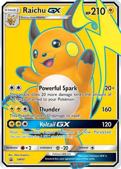 Raichu GX SM90 - Sun & Moon Promo - Holofoil