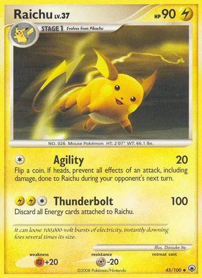 Raichu Lv.37 45/100 - Majestic Dawn - Normal