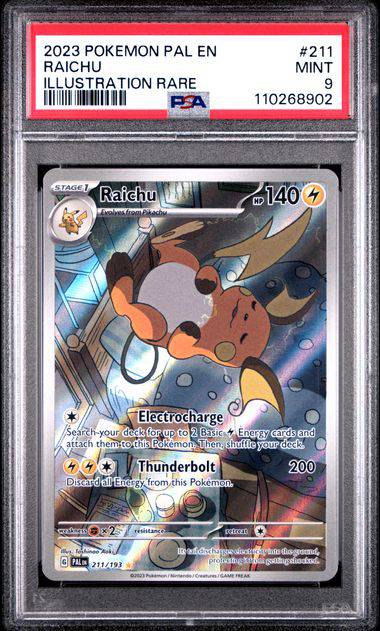 Raichu (PSA 9) 211/193 - Paldea Evolved - Holofoil