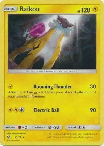 Raikou 32/73 - Shining Legends - Cracked Ice Holofoil