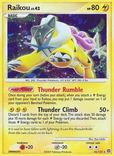 Raikou Lv.42 16/132 - Secret Wonders - Holofoil