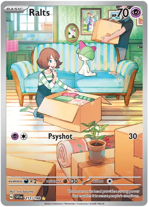 Ralts 211/198 - Scarlet & Violet - Holofoil