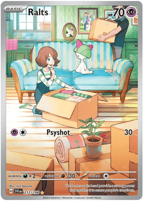 Ralts 211/198 - Scarlet & Violet - Holofoil