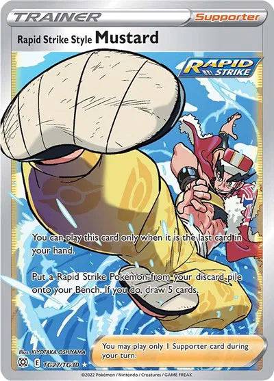 Rapid Strike Style Mustard TG27/TG30 - Brilliant Stars Trainer Gallery - Holofoil