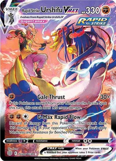 Rapid Strike Urshifu VMAX TG21/TG30 - Silver Tempest Trainer Gallery - Holofoil