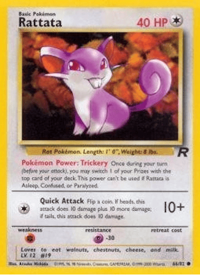 Rattata 66/82 - Team Rocket (Unlimited) - Normal