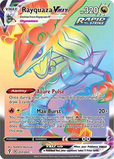 Rayquaza VMAX 217/203 - Evolving Skies - Holofoil