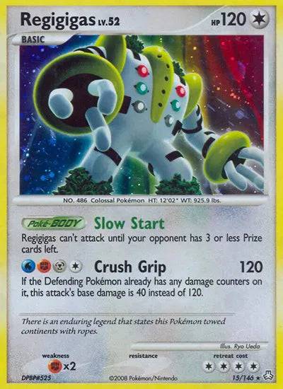Regigigas Lv.52 15/146 - Legends Awakened - Holofoil