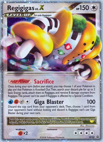 Regigigas Lv.X DP30 - Diamond and Pearl Promos - Holofoil