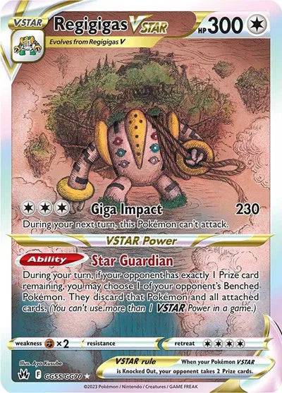 Regigigas VSTAR GG55/GG70 - Crown Zenith: Galarian Gallery - Holofoil