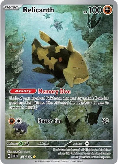 Relicanth 173/162 - Temporal Forces - Holofoil