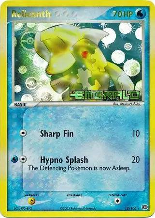 Relicanth 18/106 - EX Emerald - Reverse Holofoil