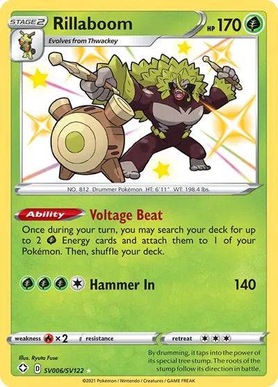 Rillaboom SV006/SV122 - Shining Fates: Shiny Vault - Holofoil