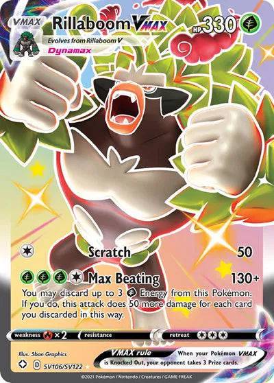 Rillaboom VMAX SV106/SV122 - Shining Fates: Shiny Vault - Holofoil