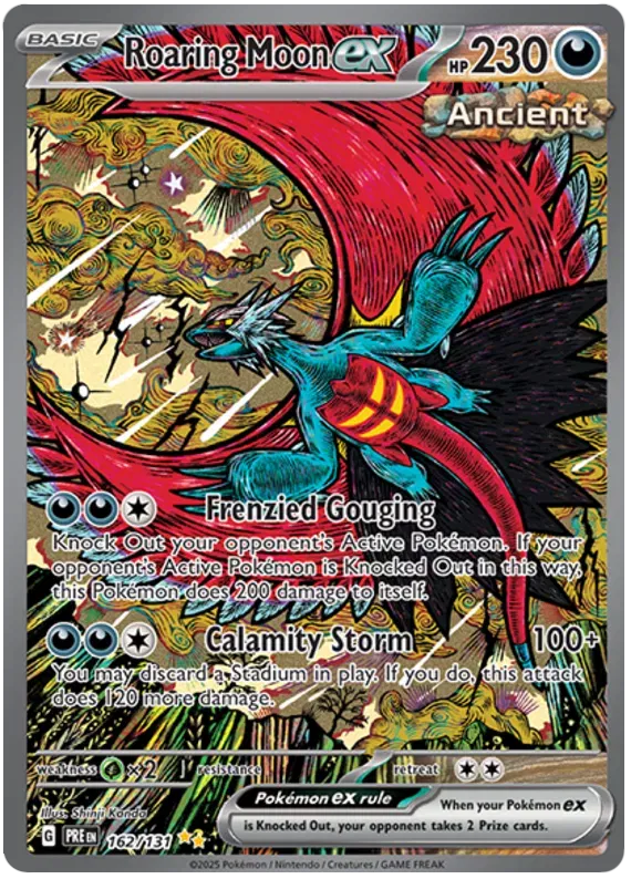 Roaring Moon ex 162/131 - Prismatic Evolutions - Holofoil