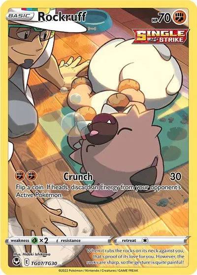 Rockruff TG07/TG30 - Silver Tempest Trainer Gallery - Holofoil