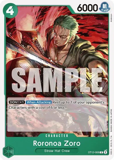 Roronoa Zoro ST12-008 - Starter Deck: Zoro & Sanji - Normal