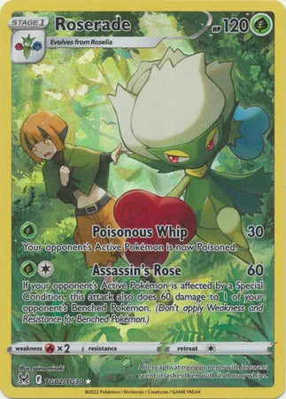 Roserade TG02/TG30 – Lost Origin Trainer Gallery – Holofoil